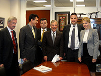 Meeting with the U.S. Senator, George Voinovich, Washington DC, 2010